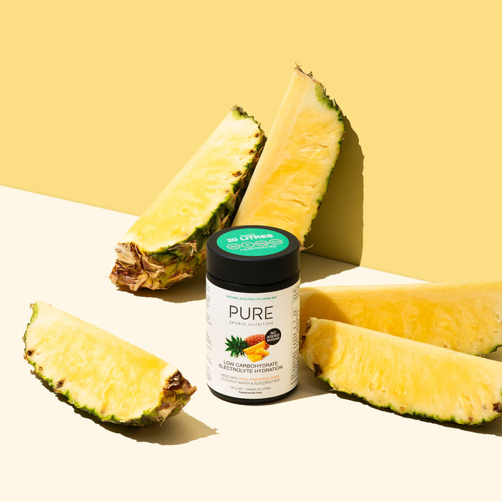 PURE Electrolyte Hydration Low Carb - Pineapple Batch Tested
