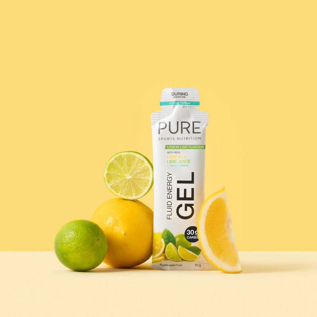 PURE Fluid Energy Gel - Lemon Lime + Caffeine