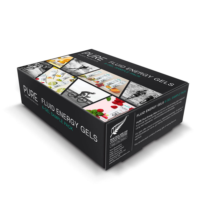 PURE Fluid Energy Gels 8-Gel Sample Pack
