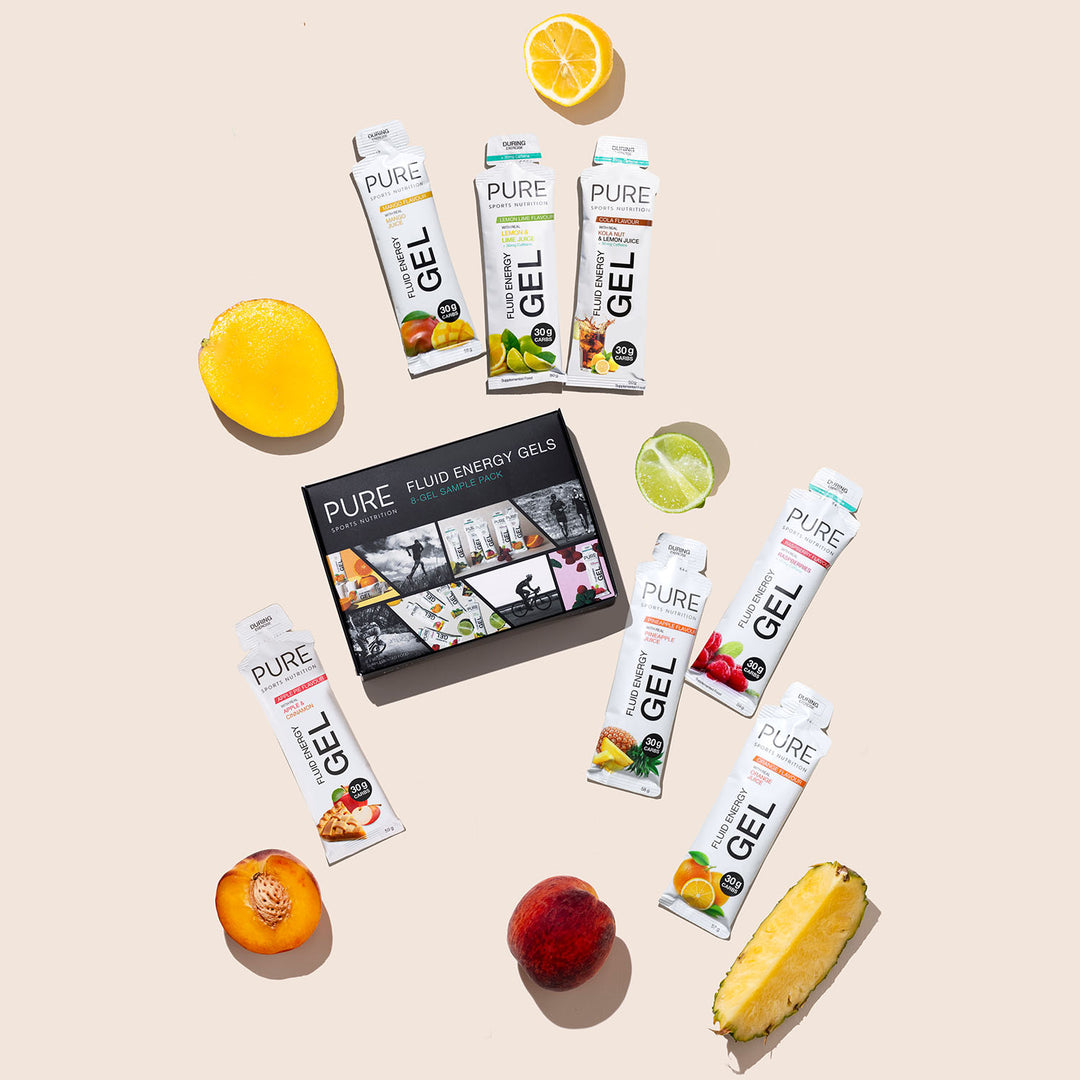PURE Fluid Energy Gels 8-Gel Sample Pack