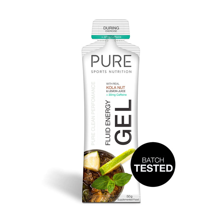 PURE Fluid Energy Gel - Cola + Caffeine Batch Tested