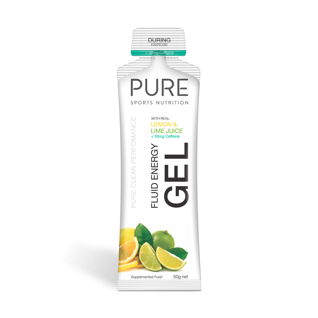 PURE Fluid Energy Gel - Lemon Lime + Caffeine