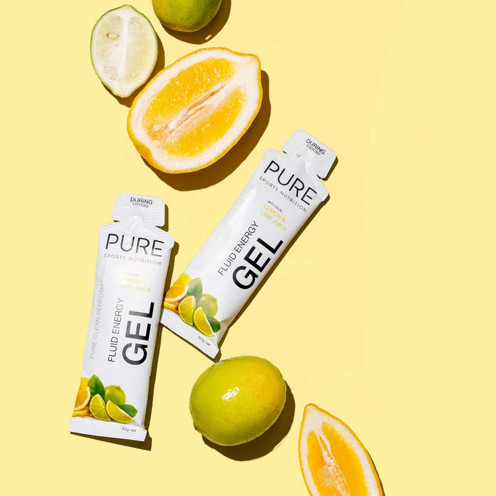 PURE Fluid Energy Gel - Lemon Lime Batch Tested