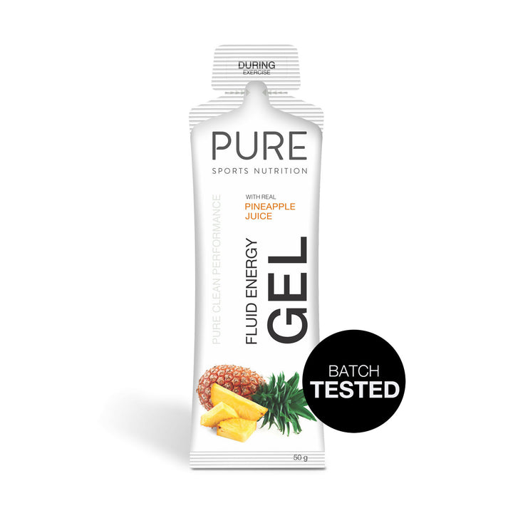 PURE Fluid Energy Gel - Pineapple Batch Tested