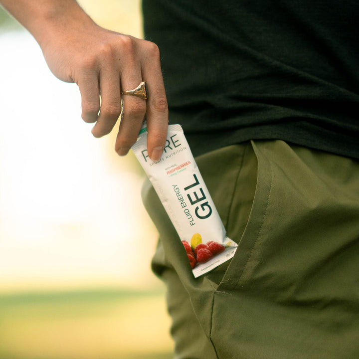 PURE Fluid Energy Gel - Raspberry + Caffeine