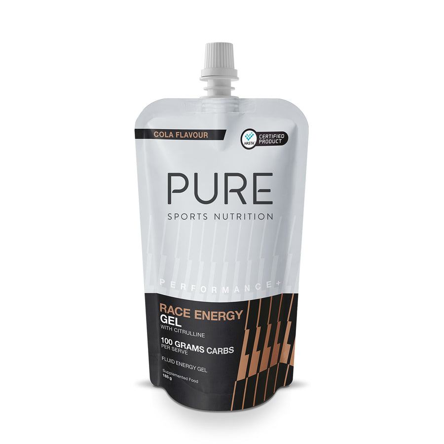 PURE Performance + Race Energy Gel 100 g Carb Pouch - Cola – PURE ...