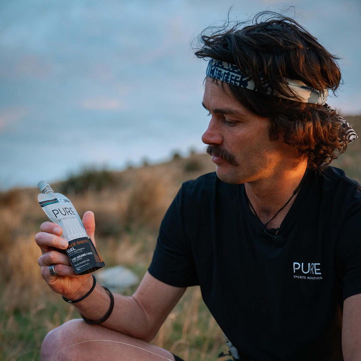 PURE Performance + Race Energy Gel 100 g Carb Pouch - Lemon