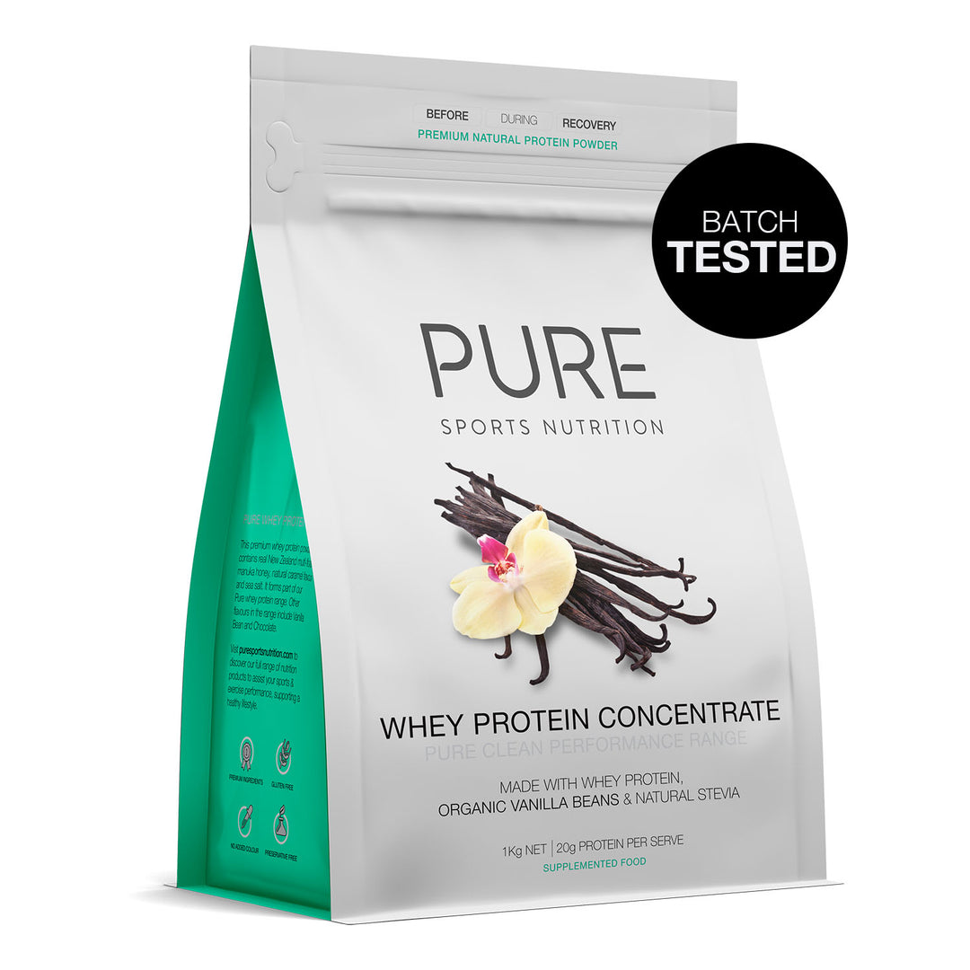 PURE Whey Protein - Vanilla Bean Batch Tested