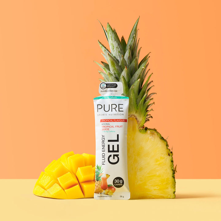 PURE Fluid Energy Gel - Tropical + Caffeine