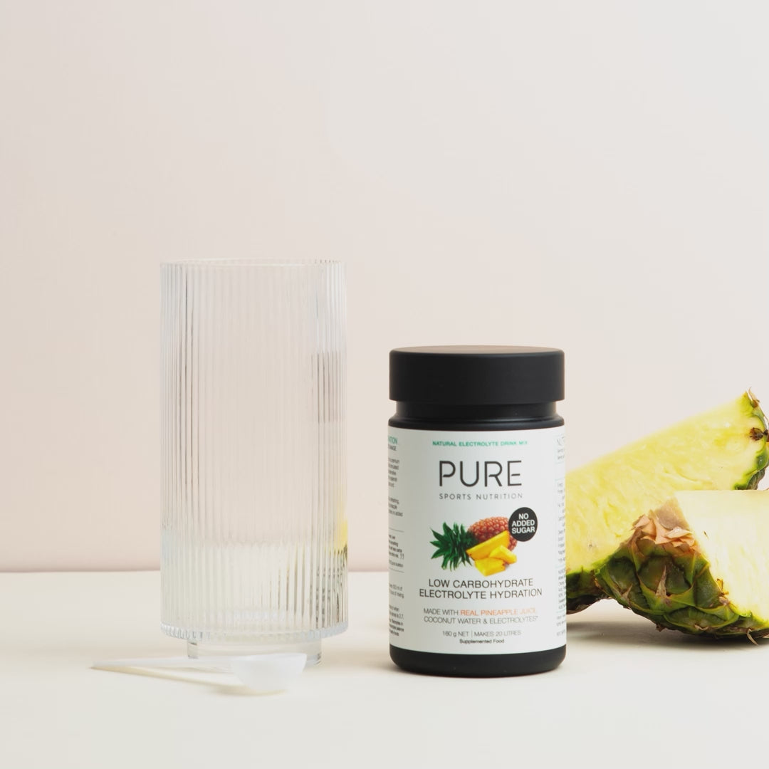 PURE Electrolyte Hydration Low Carb - Pineapple Batch Tested